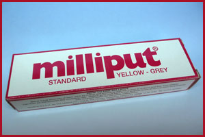Milliput Yellow-Grey